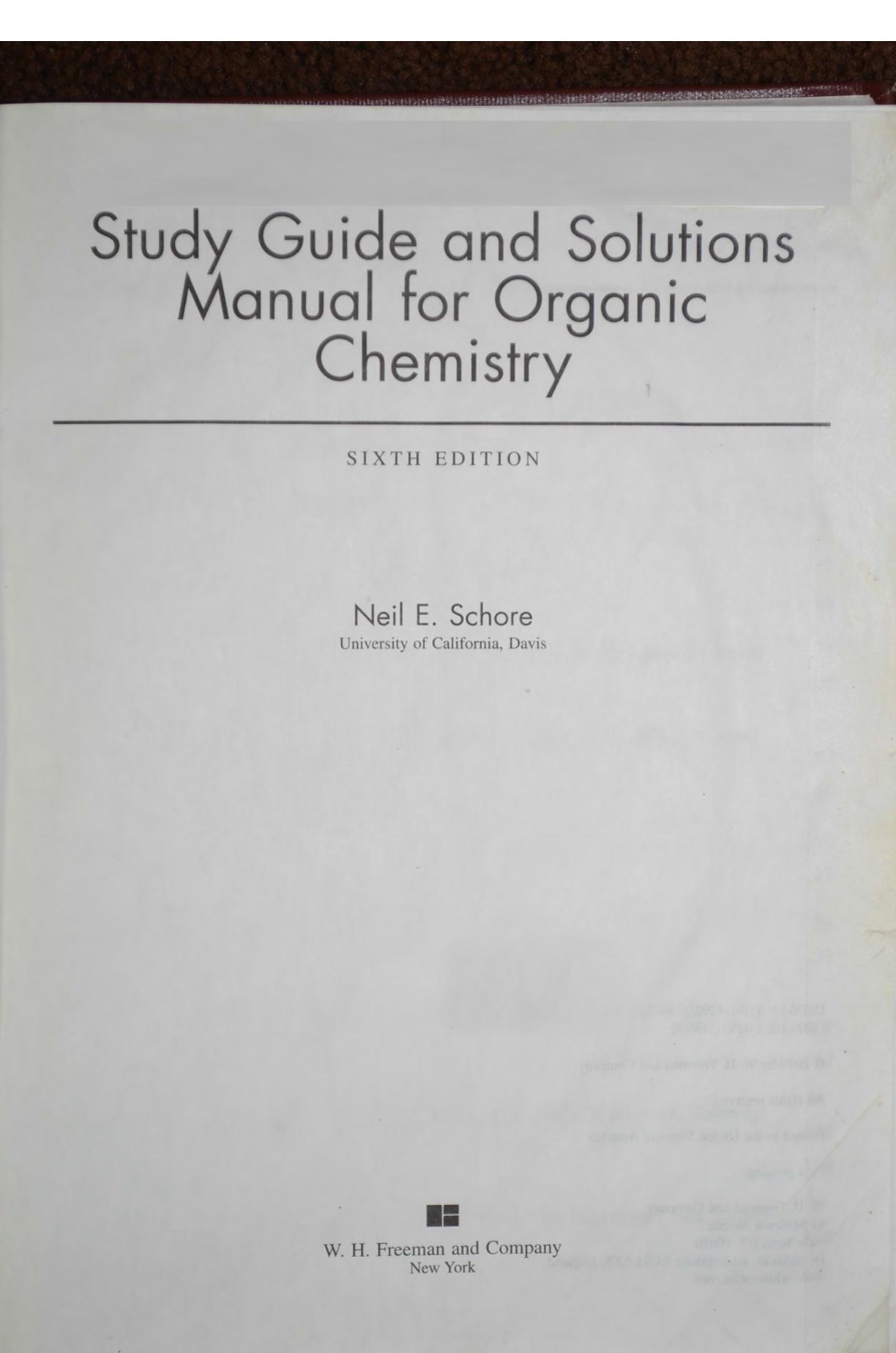 Chem 140 Solution Manual